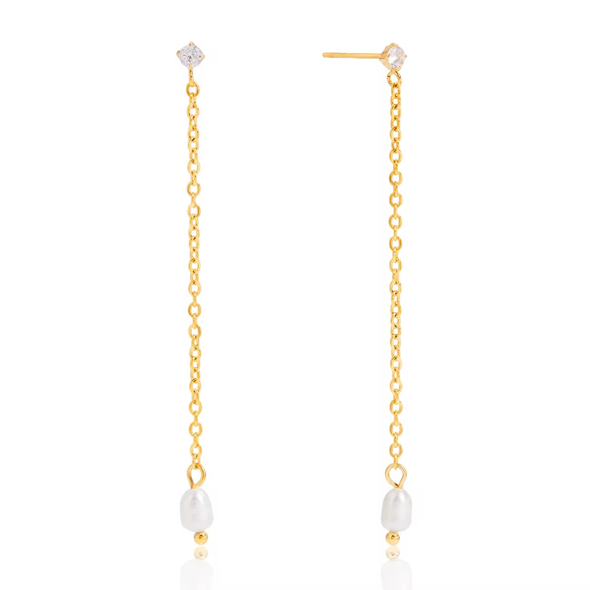 Boucles d’oreilles pendantes fines