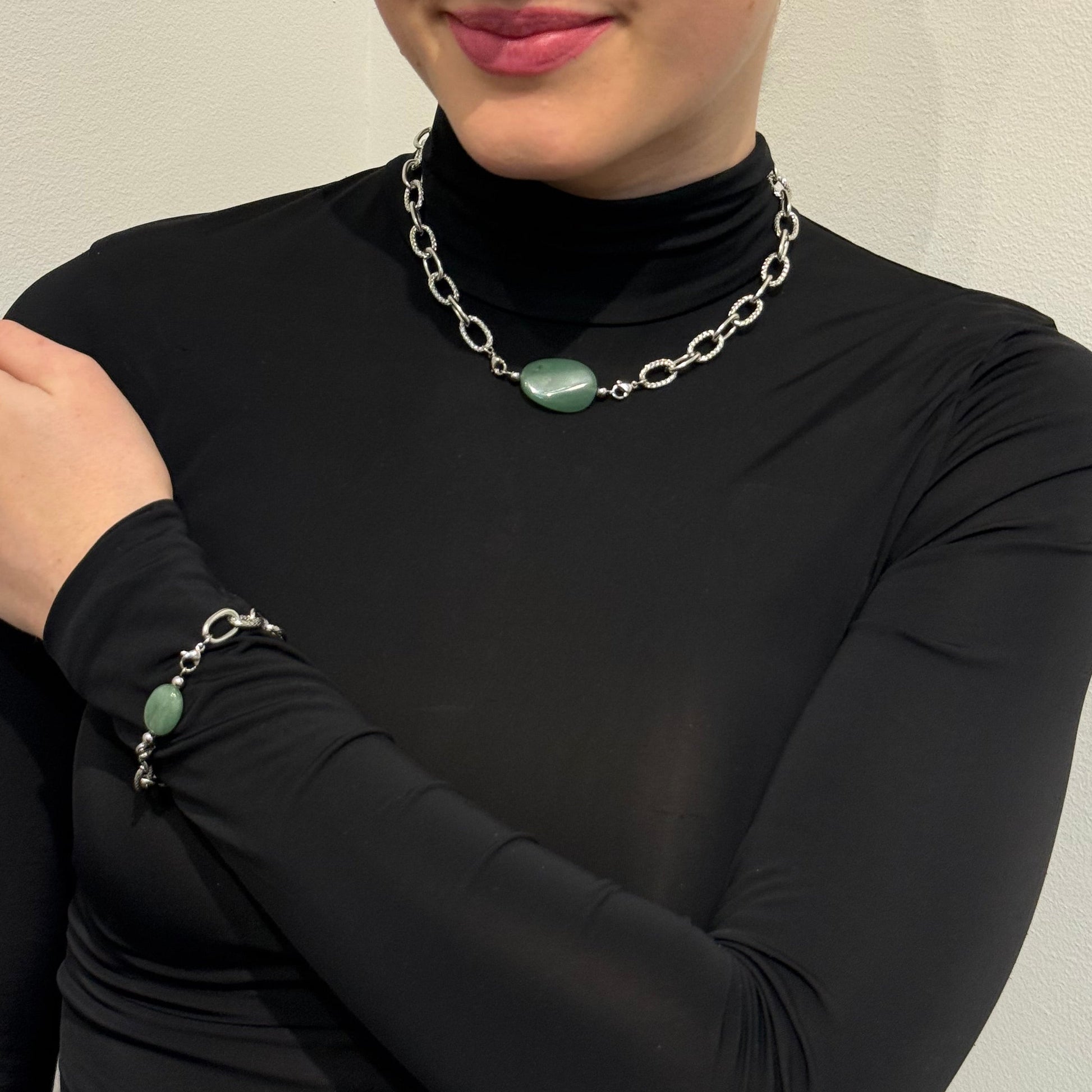 Lydie : Bracelet personnalisé avec la pierre de ton choix, fait main L'or Didon