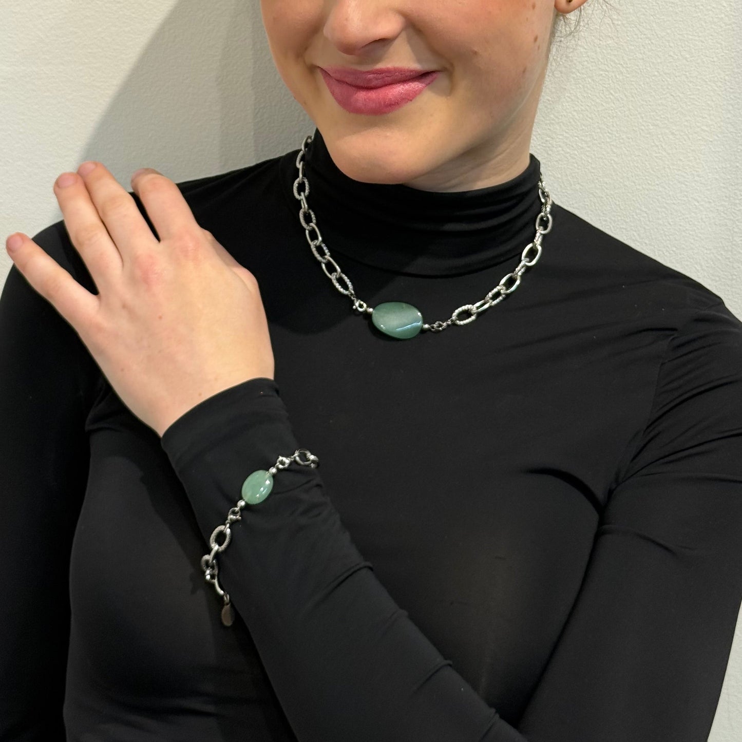 Lydie : Bracelet personnalisé avec la pierre de ton choix, fait main L'or Didon
