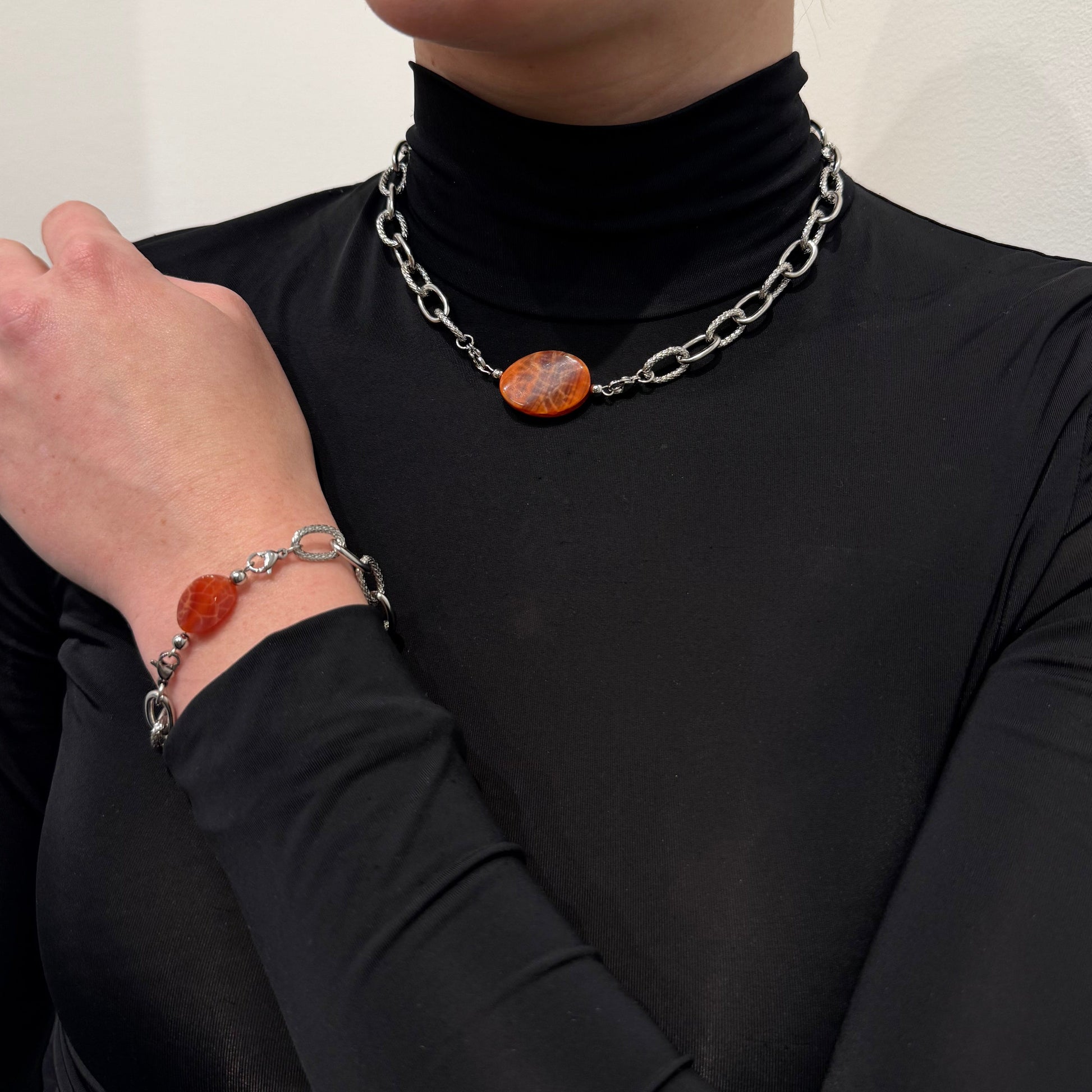 Lydie : Bracelet personnalisé avec la pierre de ton choix, fait main L'or Didon