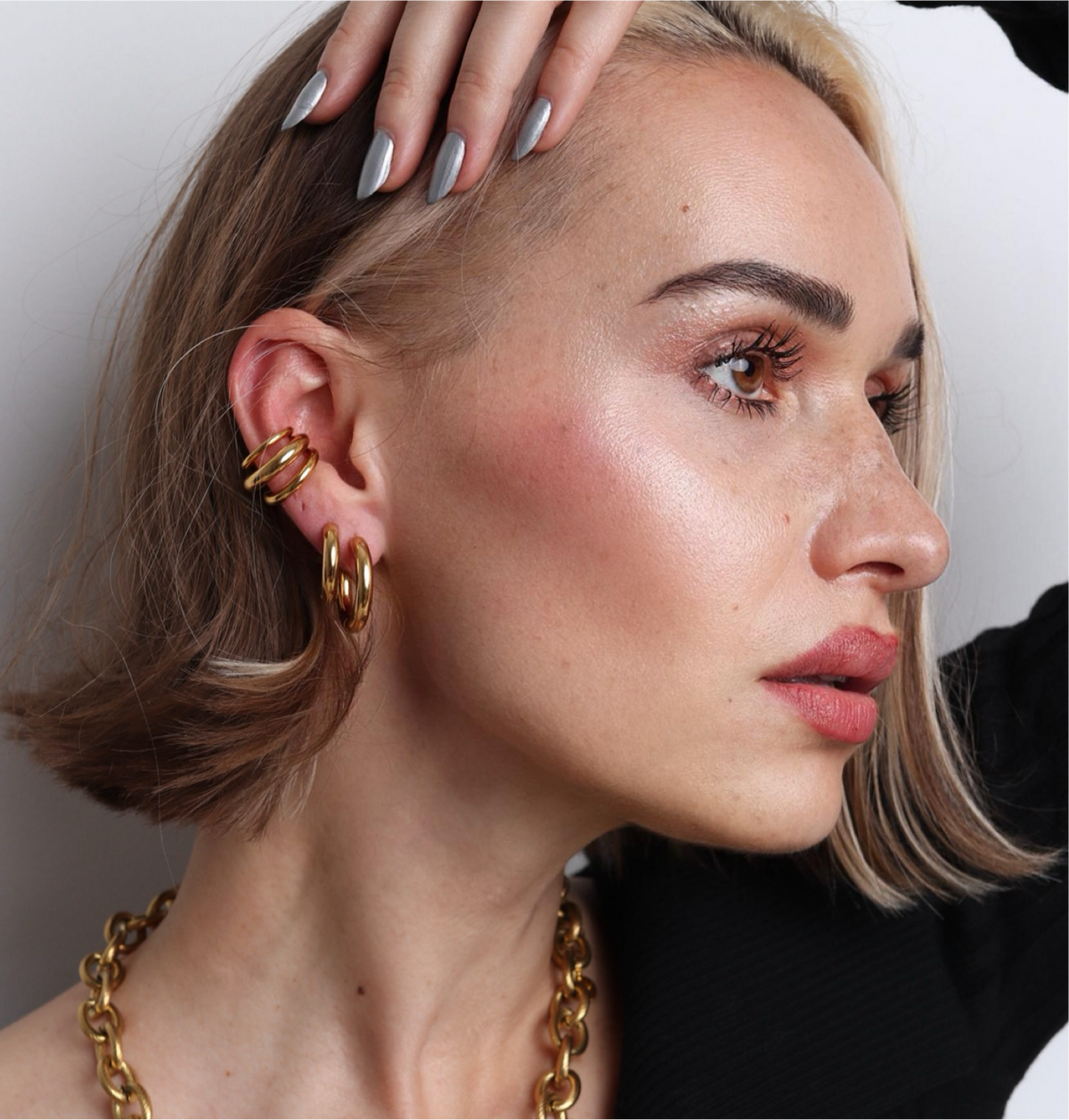 Boucles d’oreilles créoles clasiques différentes tailles L'ordidon