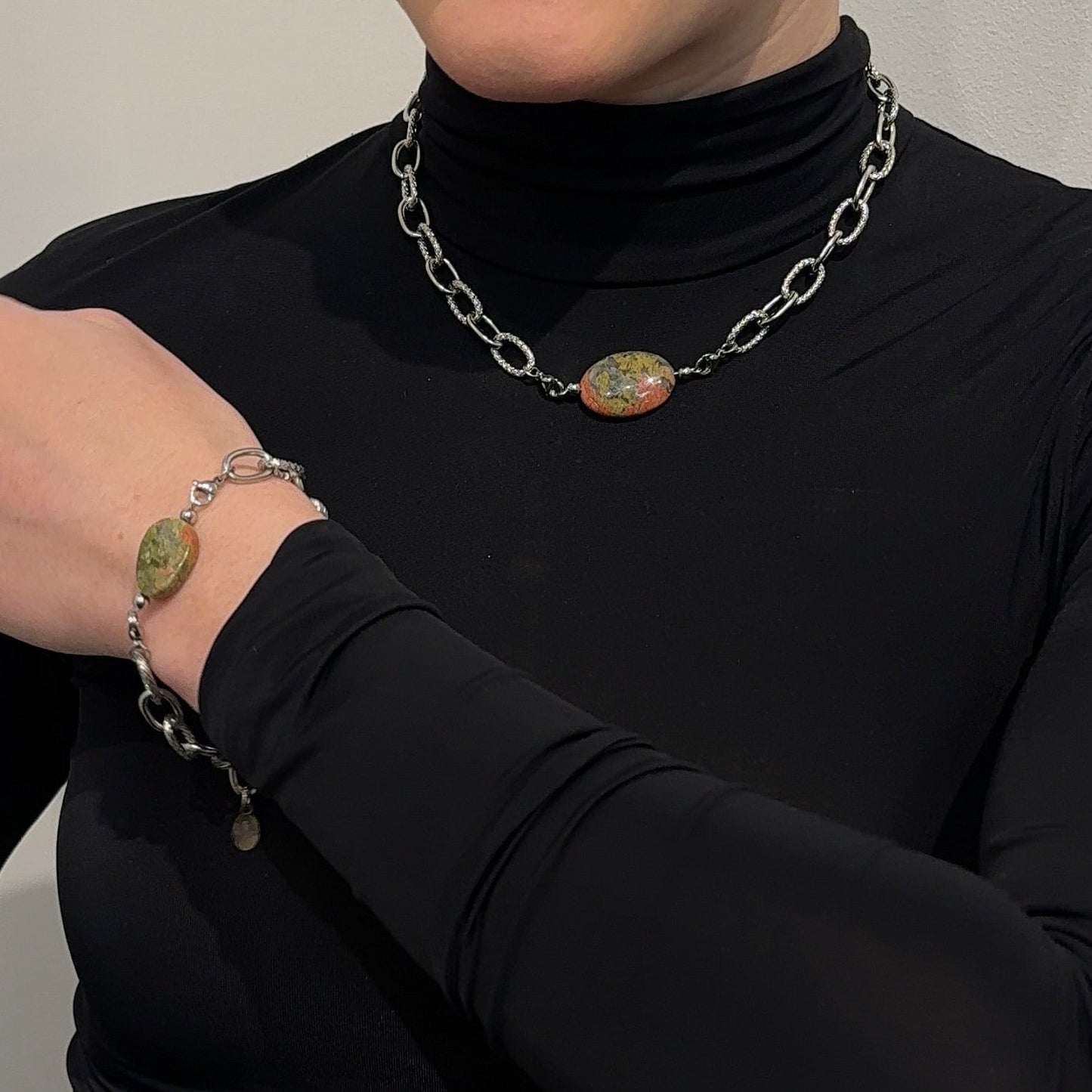 Lydie : Bracelet personnalisé avec la pierre de ton choix, fait main L'or Didon