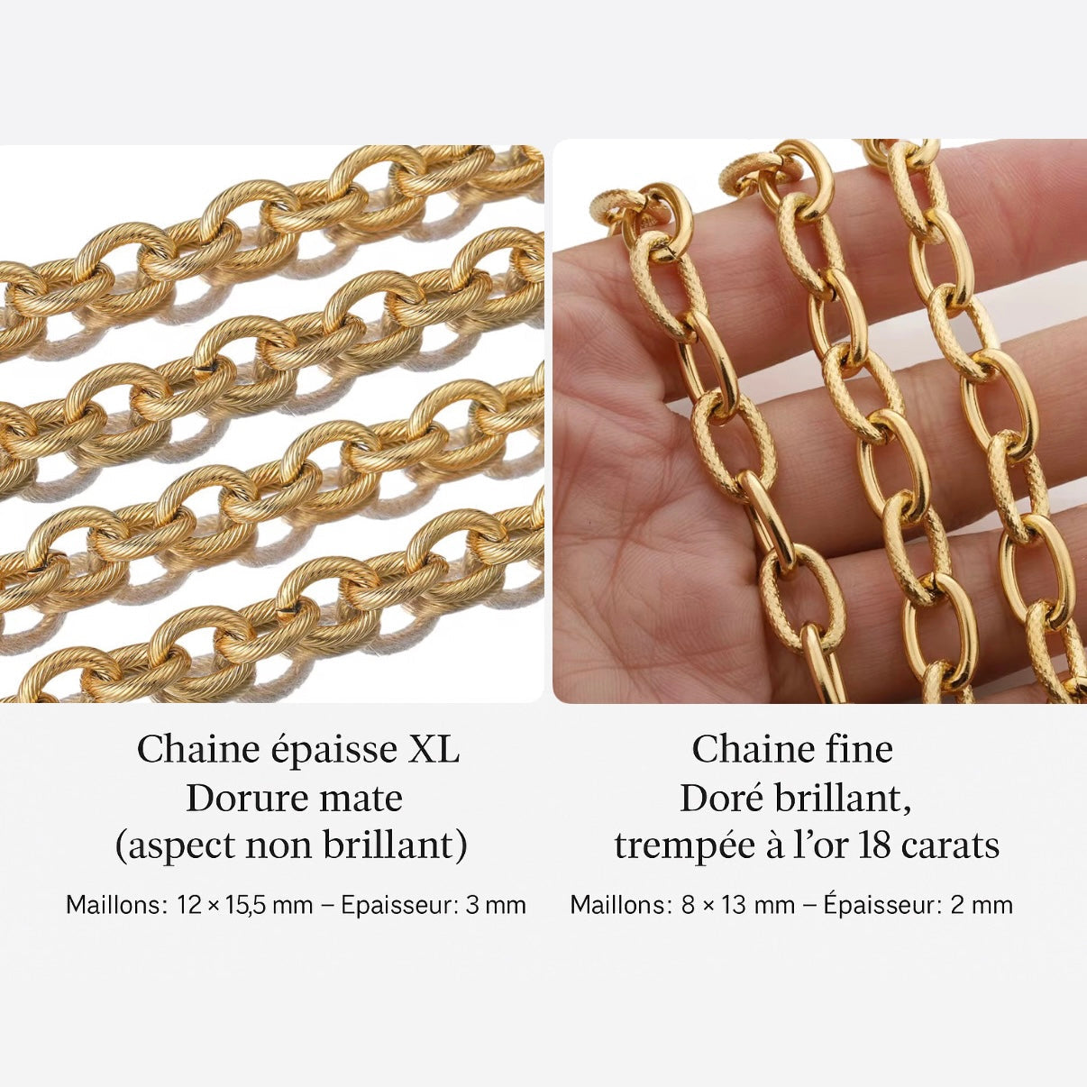 Collier personnalisable avec ta pierre naturelle préferéé : Lydie L'or Didon