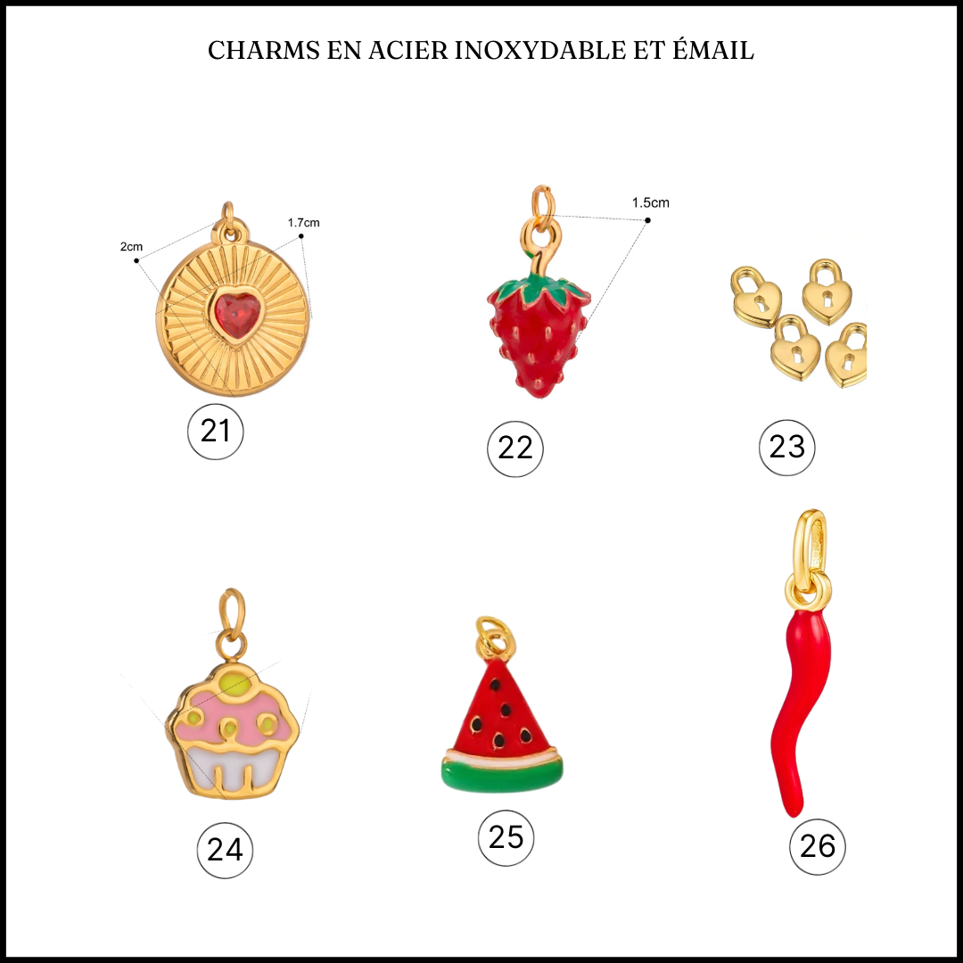 Collier personnalisable avec charms