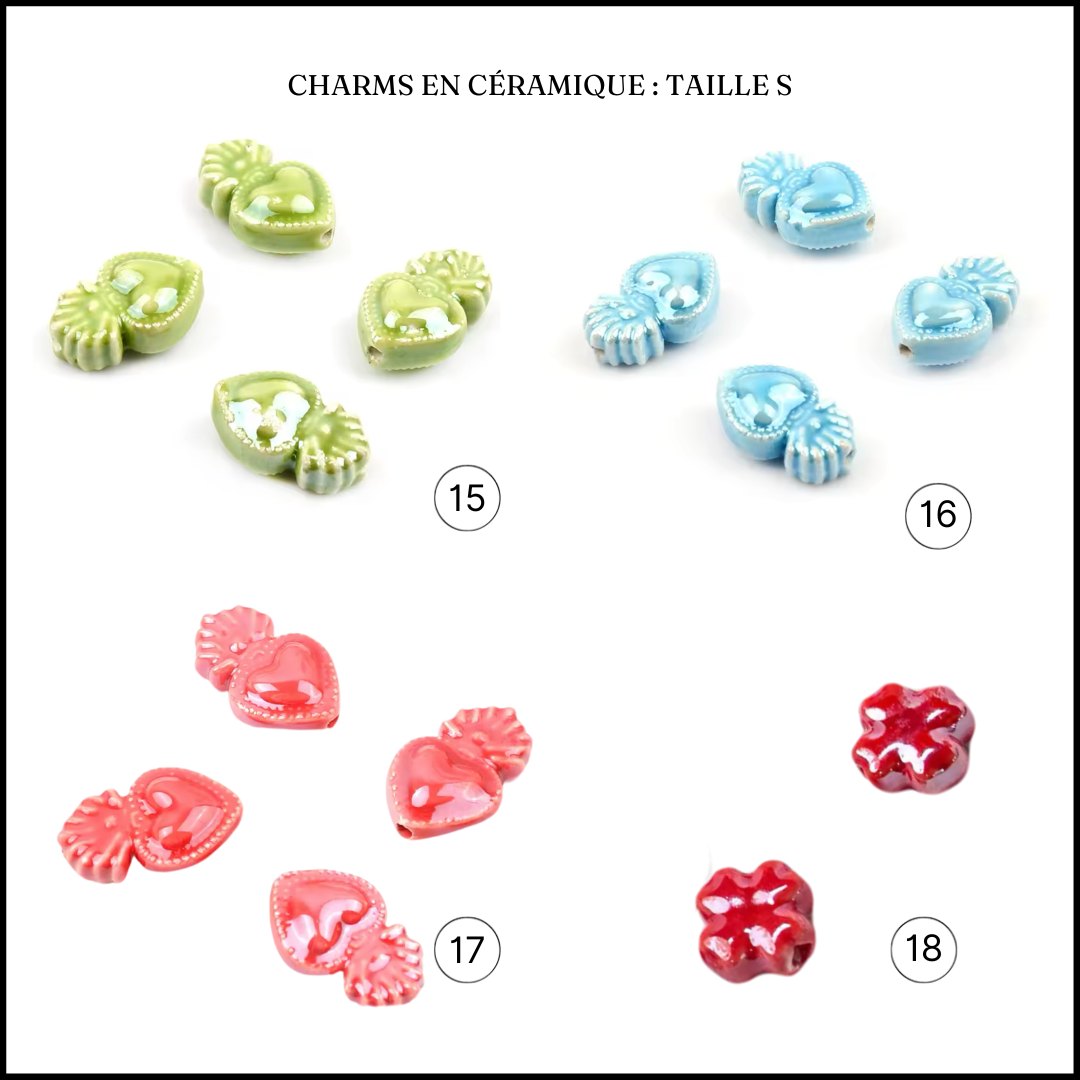 Chaîne serpent personnalisables avec charms