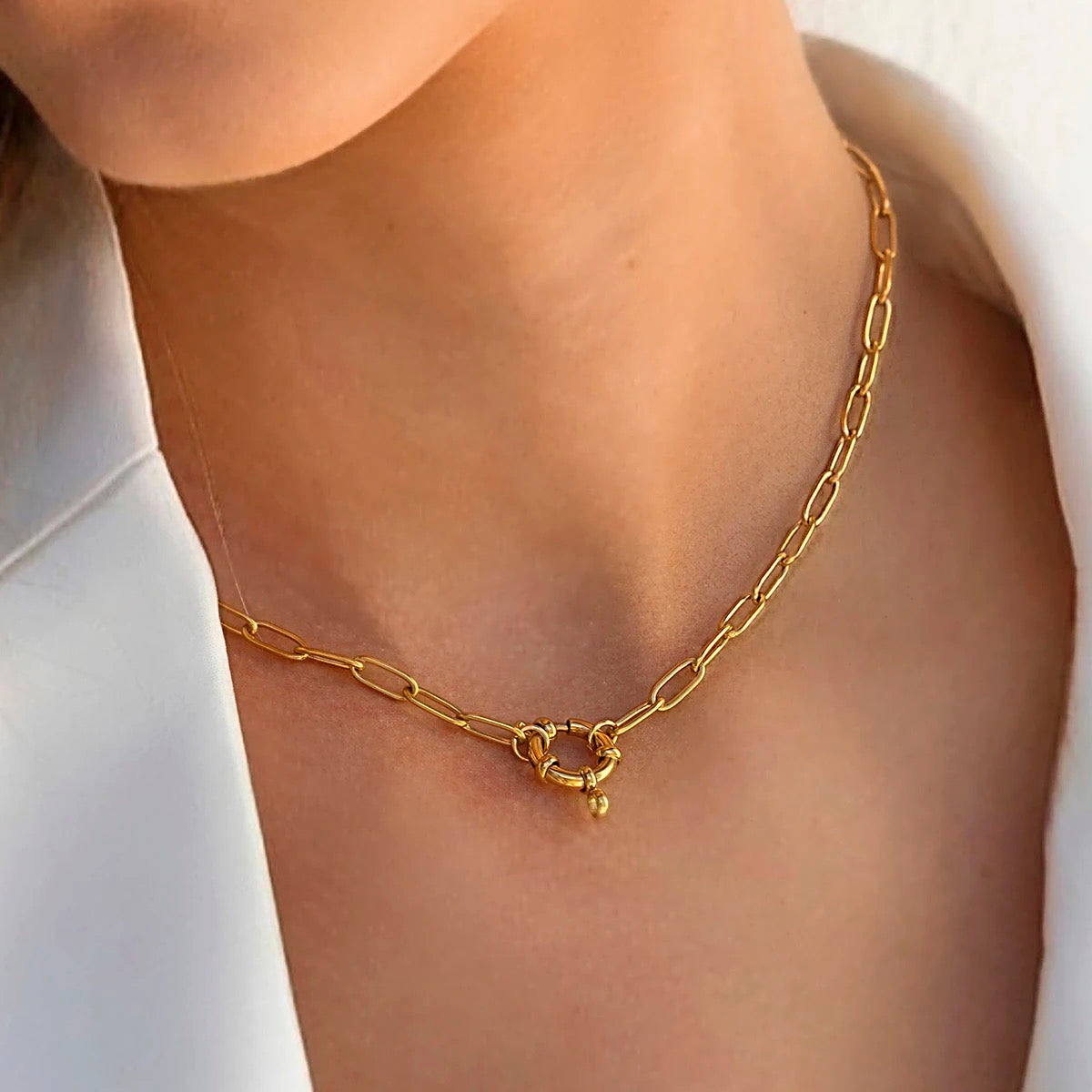 Chaine Forçat trombonne personnalisable avec charms