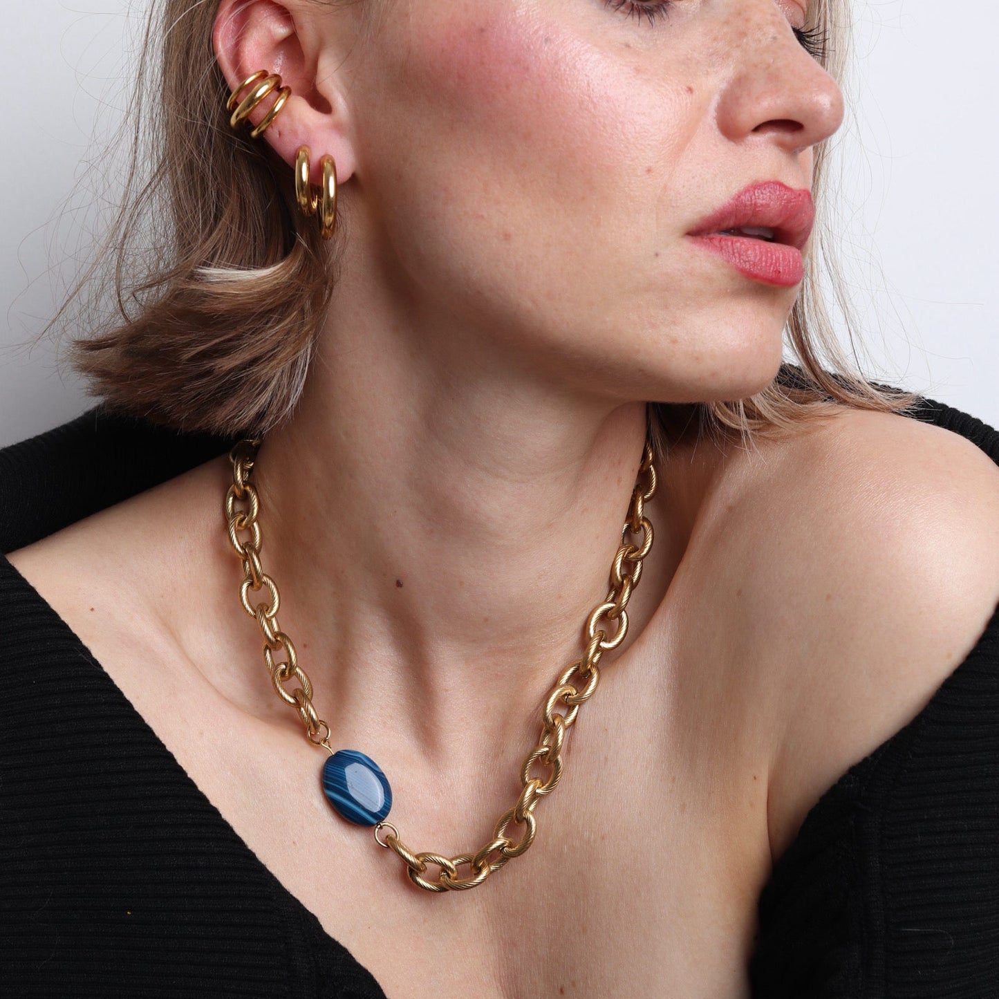 Collier choker interchangeable personnalisé avec ta pierre naturelle préférée : 25 pierres fines naturelles 











                                                                  Inspiration collier loulou kitchen