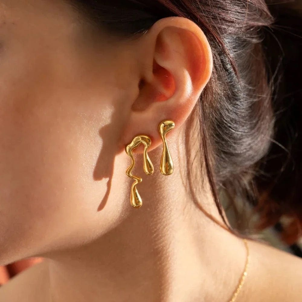 Frida : boucles d'oreilles pendantes