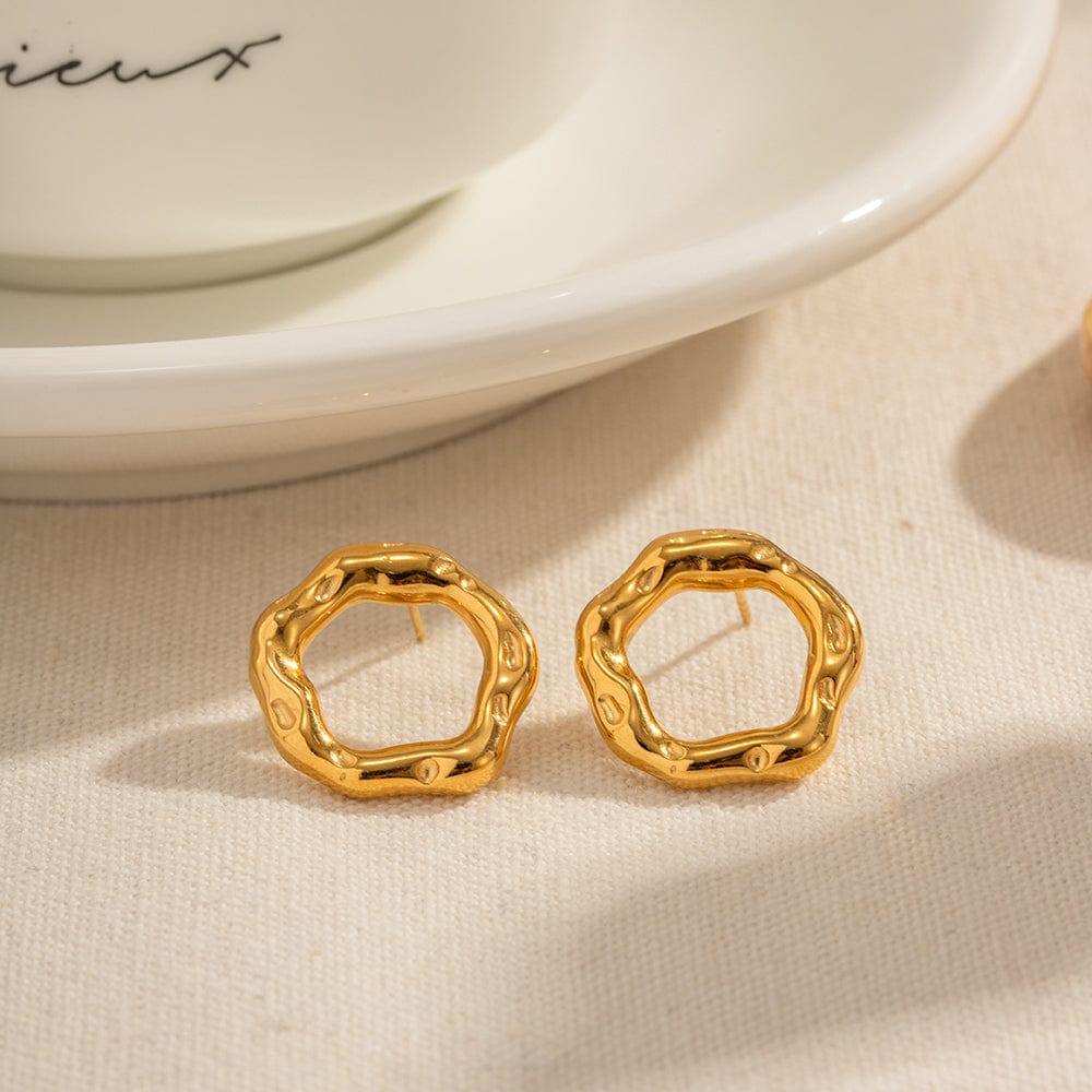 Boucles d'oreilles : Cercle d'or