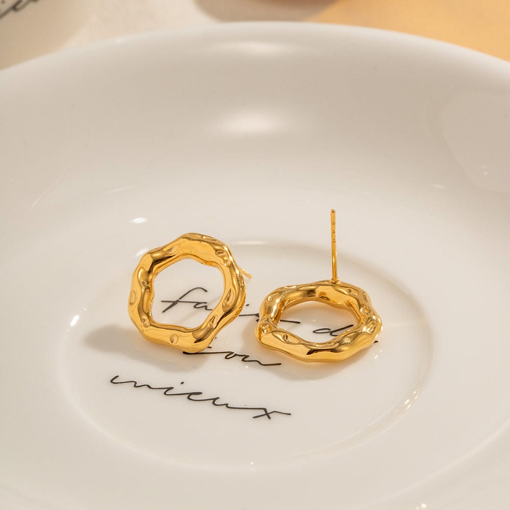 Boucles d'oreilles : Cercle d'or