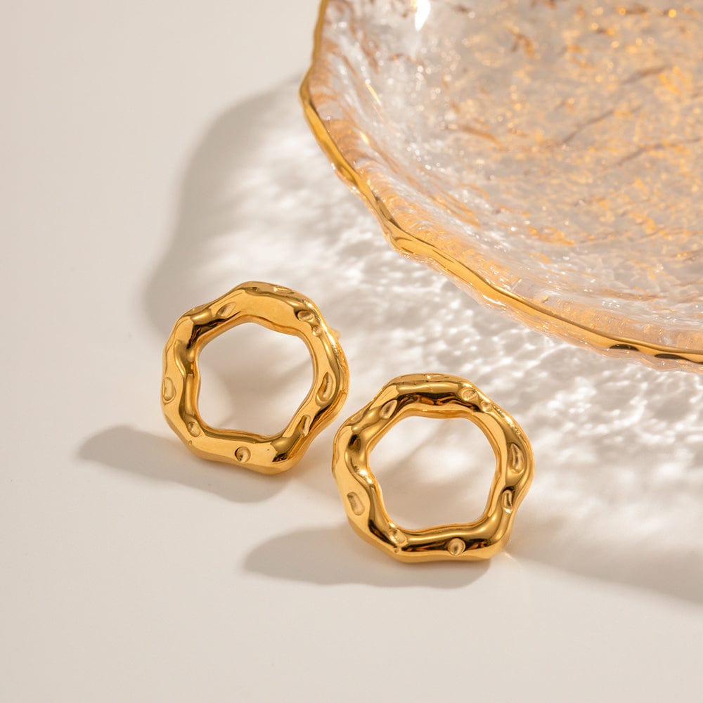 Boucles d'oreilles : Cercle d'or