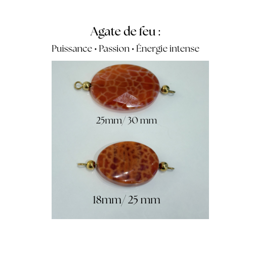 Elys : Collier interchangeableY pendant personnalisé avec de magnifiques pierres "fait main"