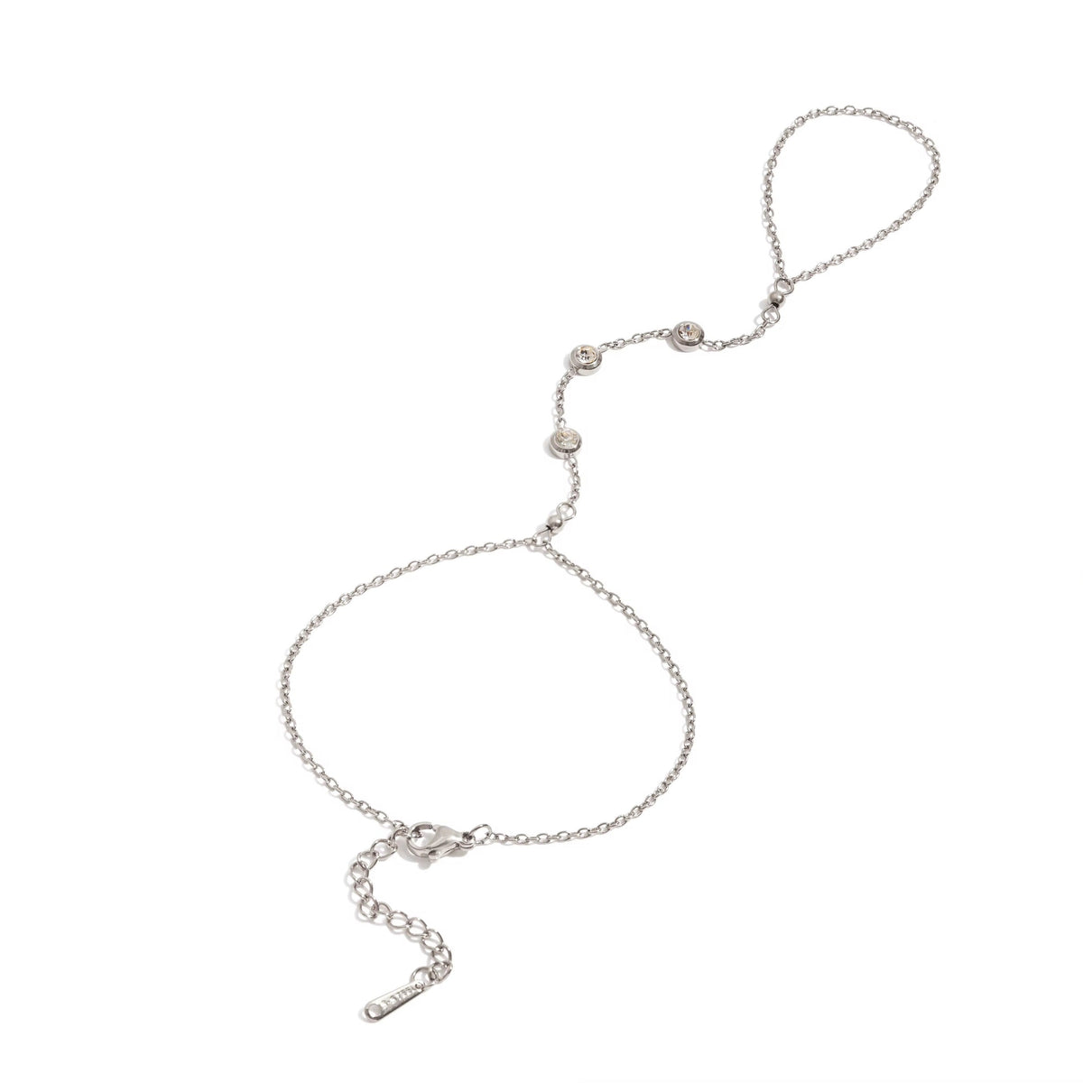 Chaîne de main zirconium dorée et argentée | Bracelet de main ajustable – L’Or Didon Paris L'or Didon