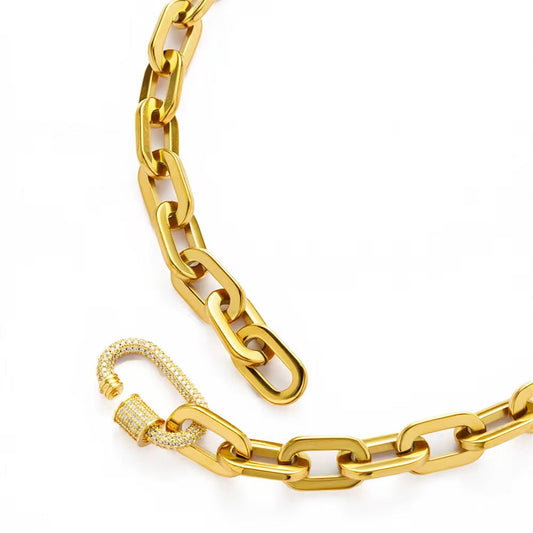 Collier Philippine L'or Didon doré avec fermoir doré