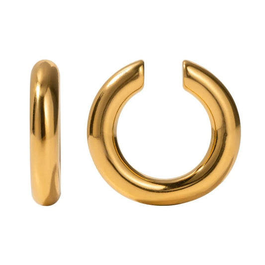 Ear cuff ronde dorée