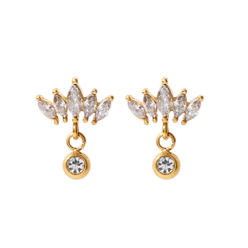 Crown : Boucles d'oreilles "clous d'oreilles"