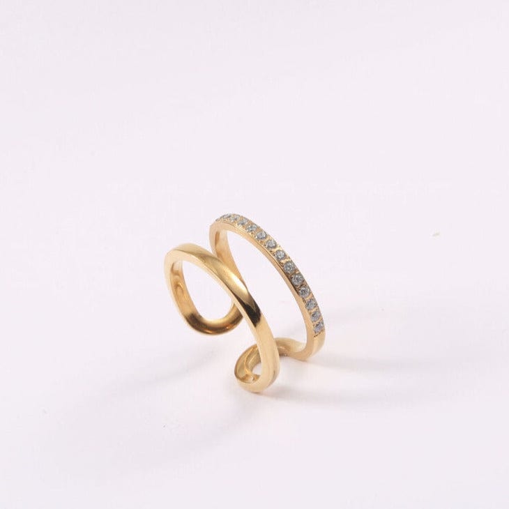 Double anneaux : Bague