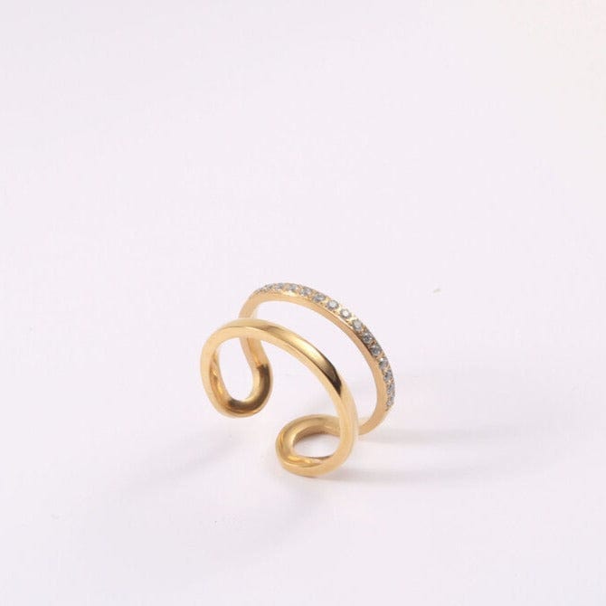 Double anneaux : Bague